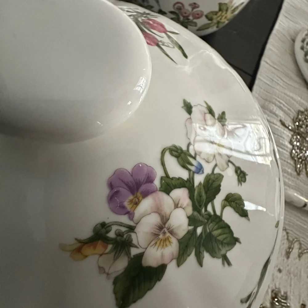 Noritake Floral Ceramic Covered Dishes